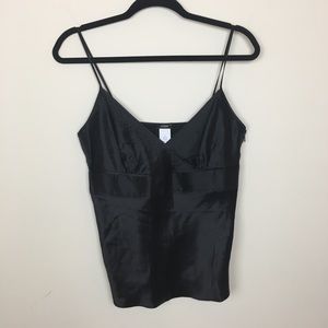 NWT J.Crew Silk Black Camisole Top